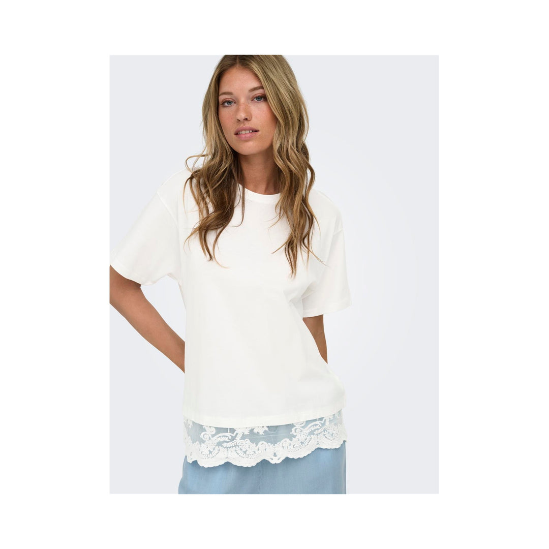 ONLY - T-SHIRT - VIVVI 15385031 - CLOUD DANCER