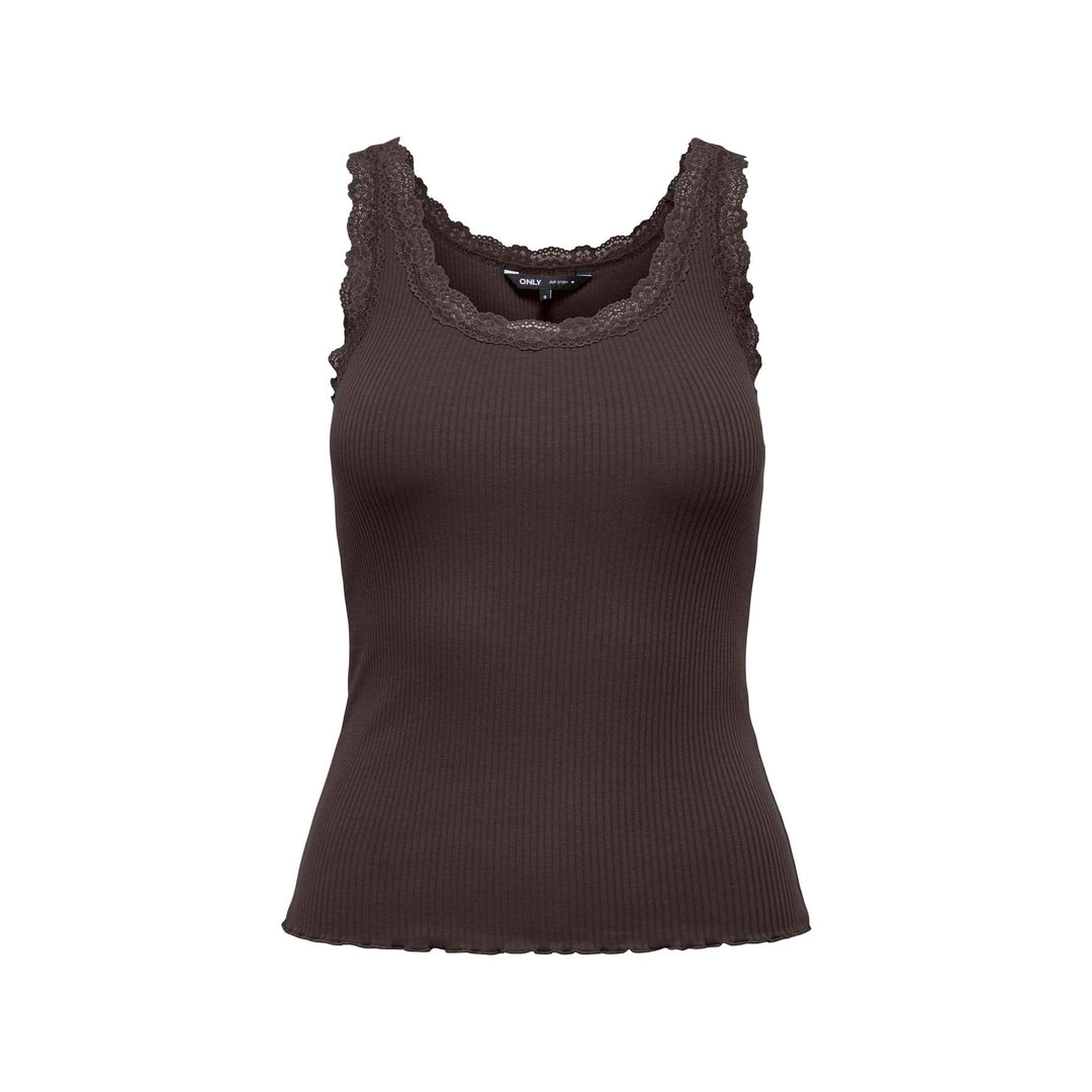 ONLY - TANKTOP - SARA SHARAI 15345994 - CHOCOLATE TORTE