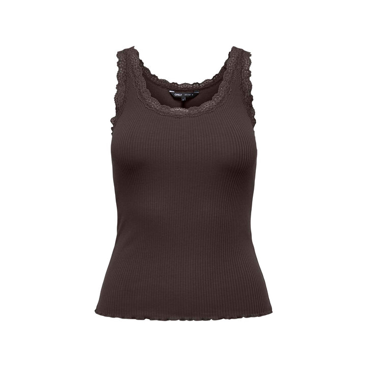 ONLY - TANKTOP - SARA SHARAI 15345994 - CHOCOLATE TORTE