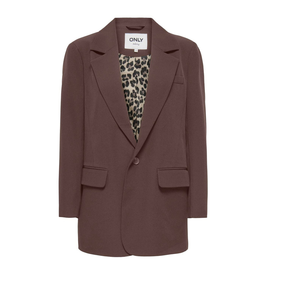 ONLY - BLAZER - LANA-BERRY 15356403 - CHOCOLATE MARTINI