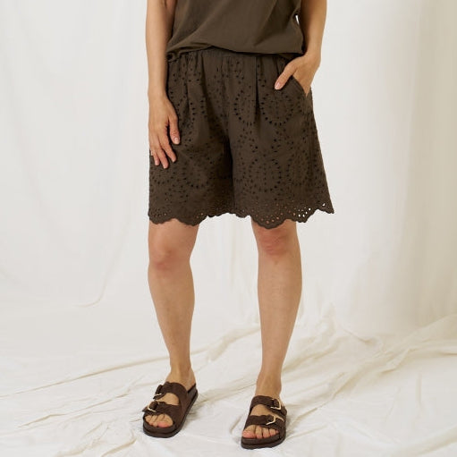 MARTA DU CHATEAU - SHORTS - LISELOTTE - 8377 - BROWN