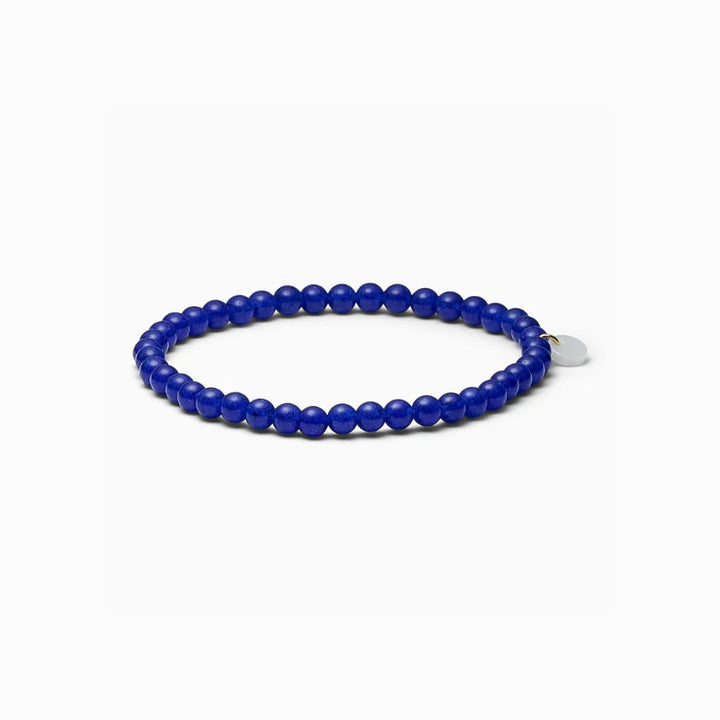 SOÏ - KRYSTAL ARMBÅND - LAPIS LAZULI 4 MM.