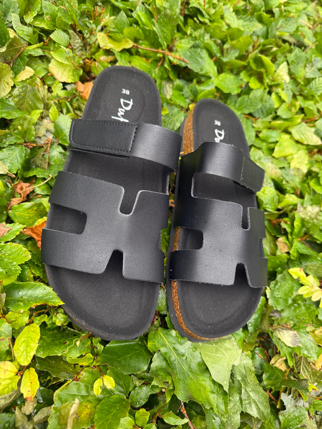 DUFFY - SANDALER - FLORENS VENTUNO 8666006 - BLACK
