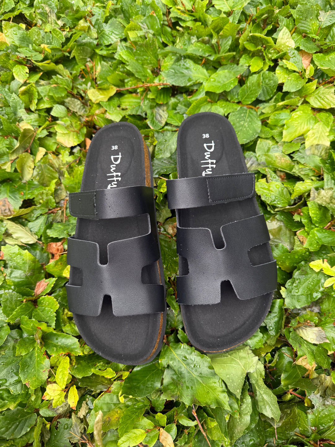 DUFFY - SANDALER - FLORENS VENTUNO 8666006 - BLACK