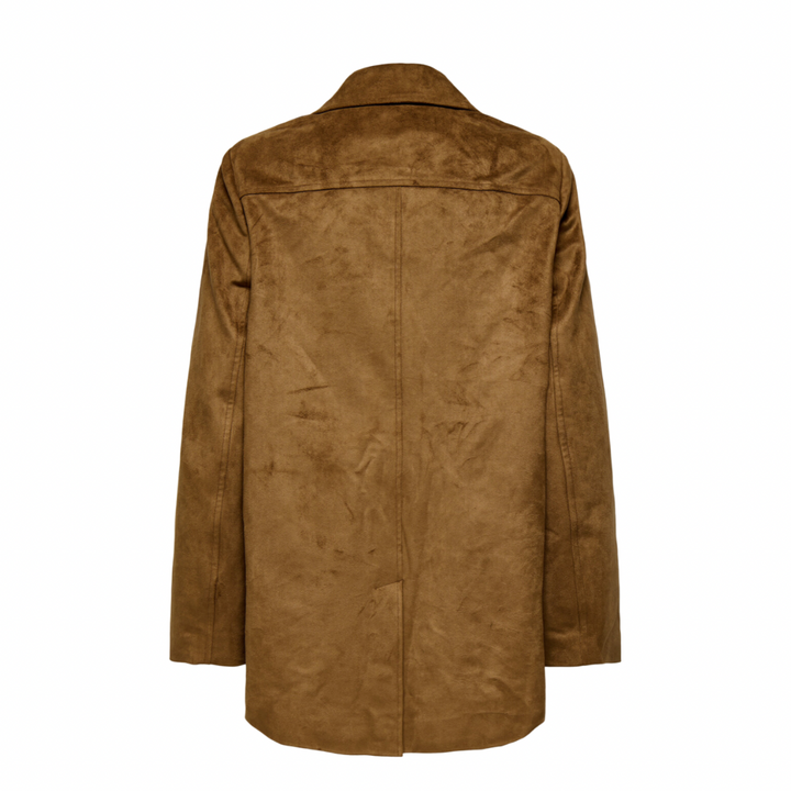 ONLY - BLAZER - TULIP FAUX SUEDE 15356927 - COGNAC
