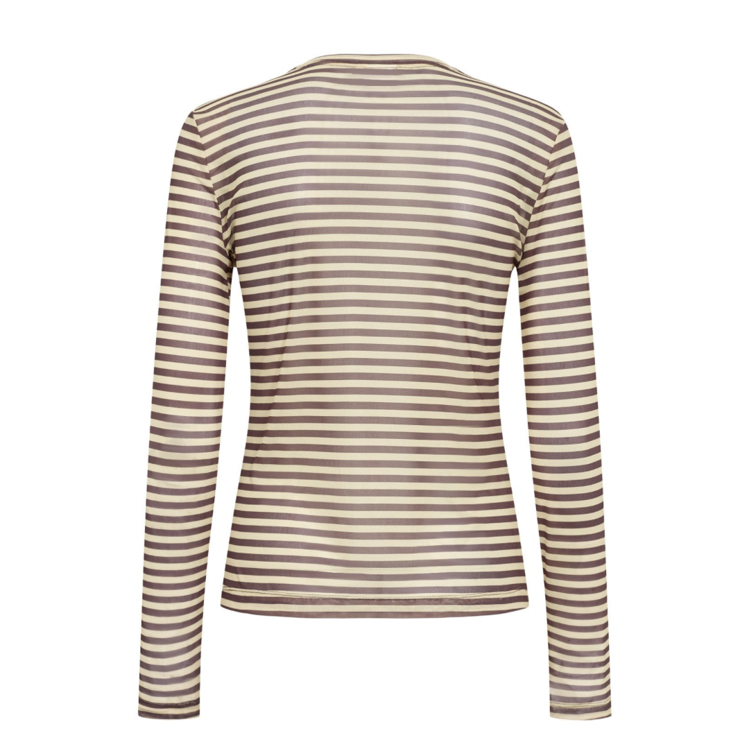 NÜMPH - MESH BLUSE - SINE 707994 - SAHARA SUN