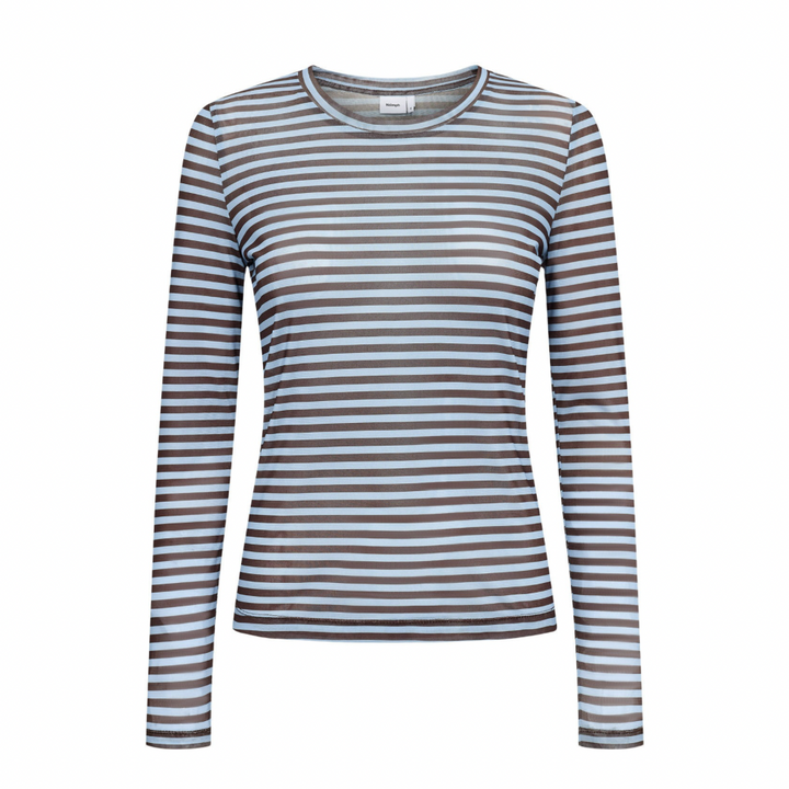 NÜMPH - MESH BLUSE - SINE 707994 - FLOATY BLUE