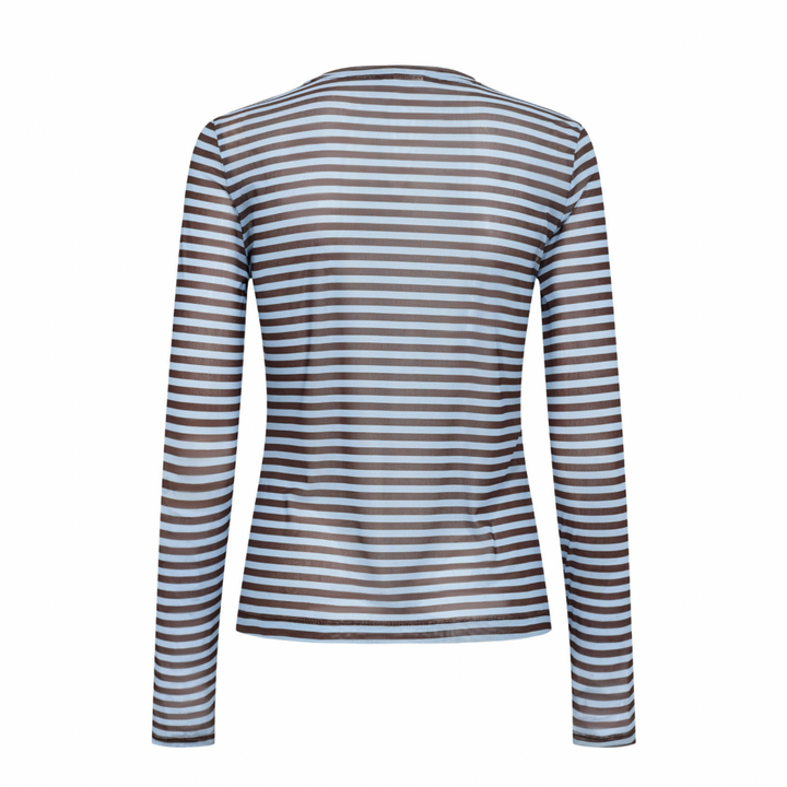 NÜMPH - MESH BLUSE - SINE 707994 - FLOATY BLUE
