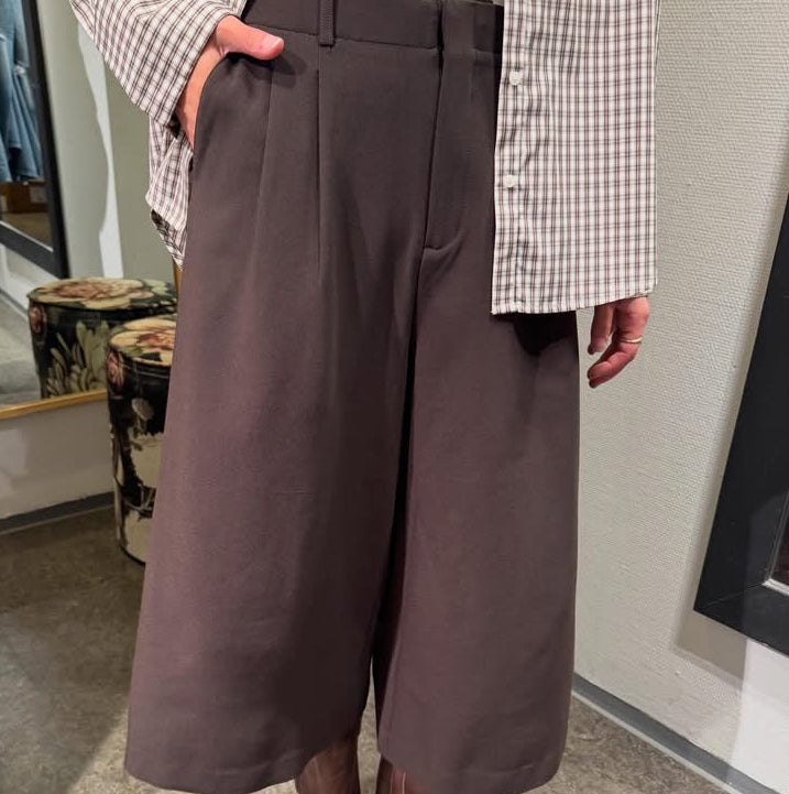 ONLY - BUKS - LYON WIDE LEG CULOTTE 15389037 - CHOCOLATE TORTE