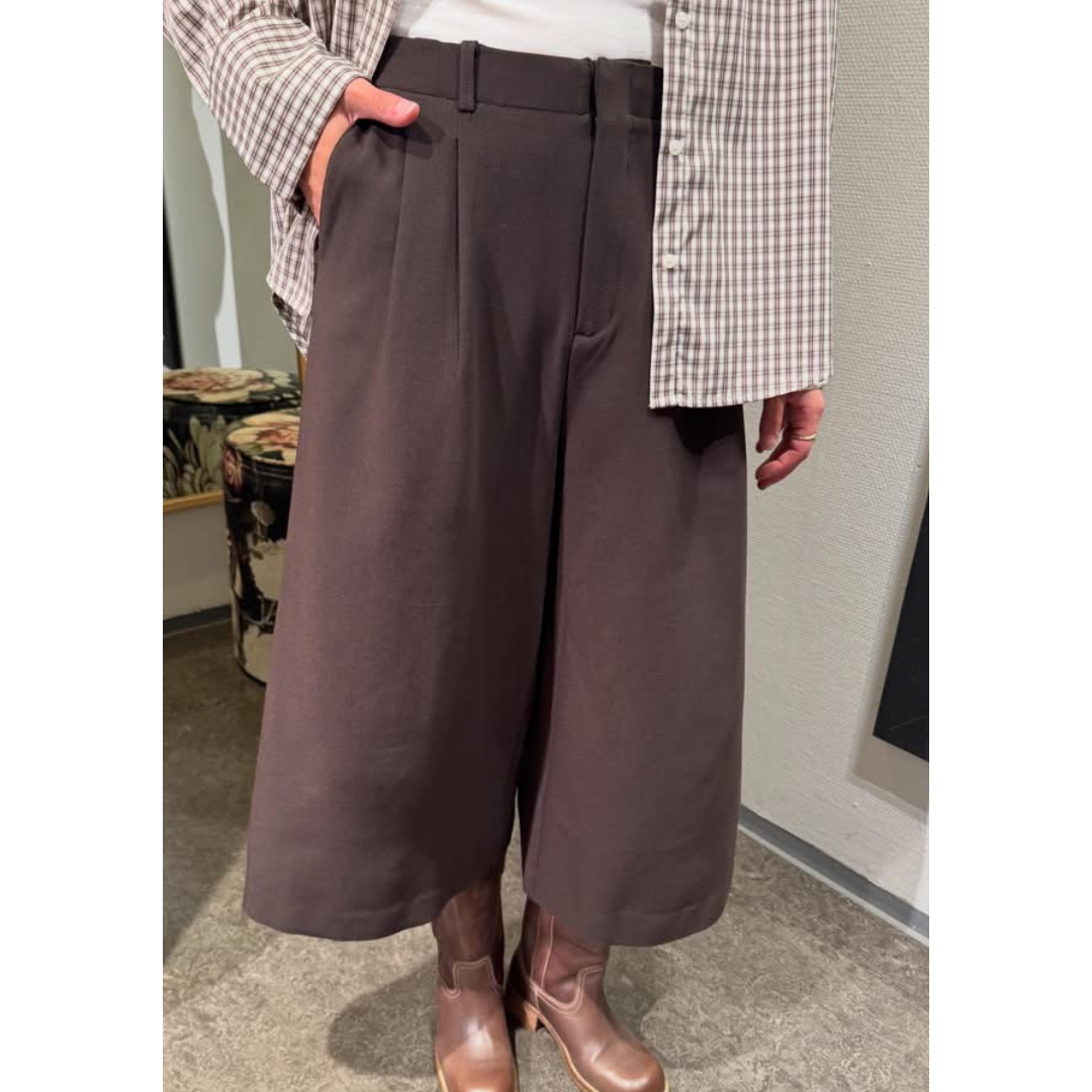 ONLY - BUKS - LYON WIDE LEG CULOTTE 15389037 - CHOCOLATE TORTE