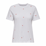 BRIGHT WHITE/RED HEART