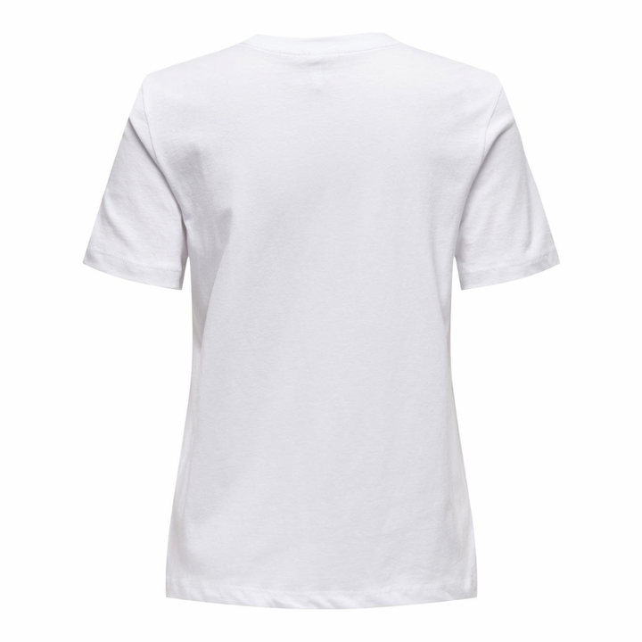 ONLY - T-SHIRT - KETTY 15288473 - BRIGHT WHITE/LEMON