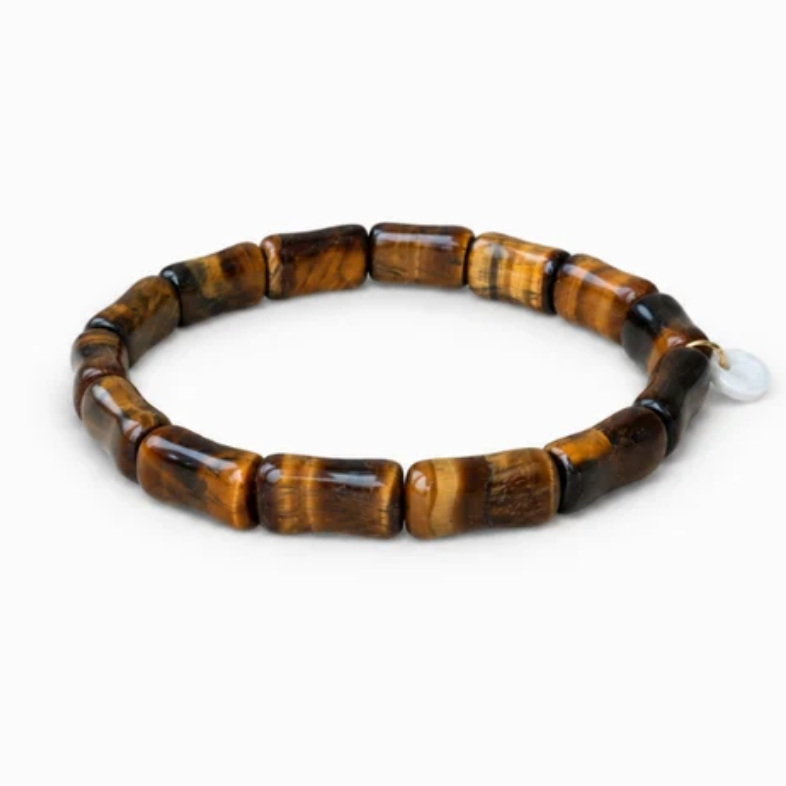 SOÏ - KRYSTAL ARMBÅND- 

Alva Tiger Eye Stretch Bangle