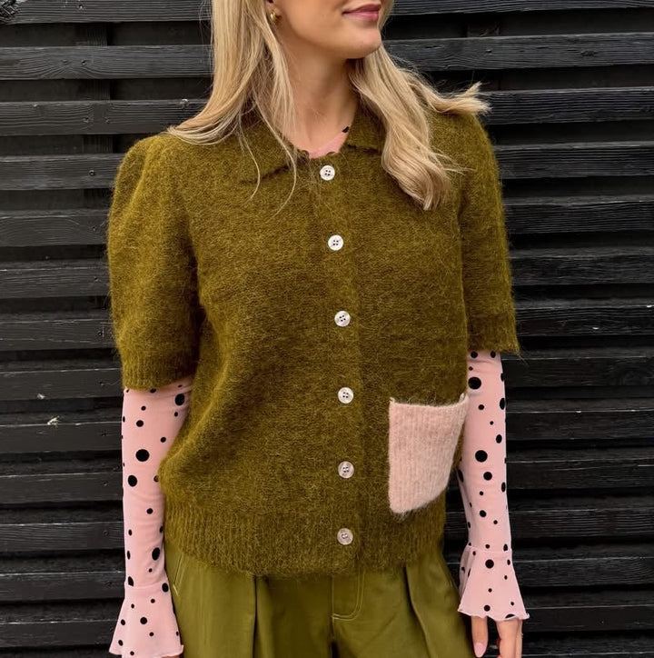 NÜMPH - CARDIGAN - SALIA 707546 - FIR GREEN