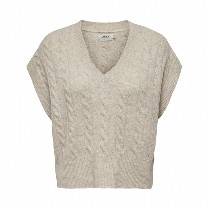 ONLY - VEST - MELODY 15249328 - OATMEAL