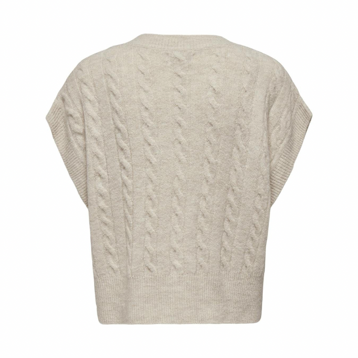 ONLY - VEST - MELODY 15249328 - OATMEAL