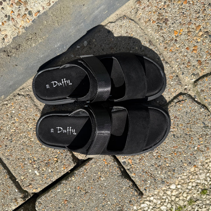 DUFFY - SANDALER - 75-23353- BLACK