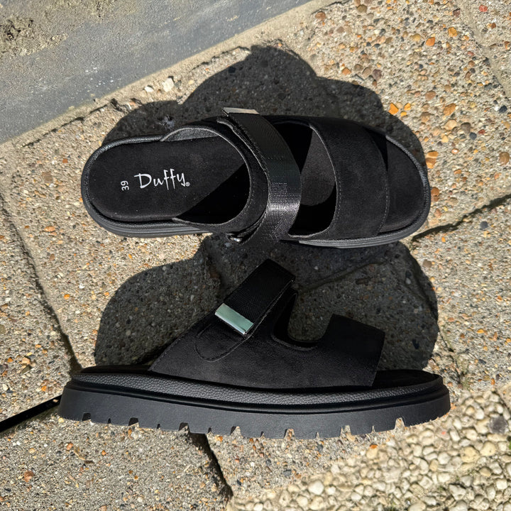 DUFFY - SANDALER - 75-23353- BLACK