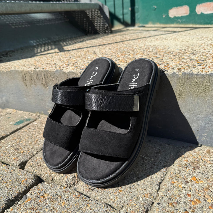 DUFFY - SANDALER - 75-23353- BLACK
