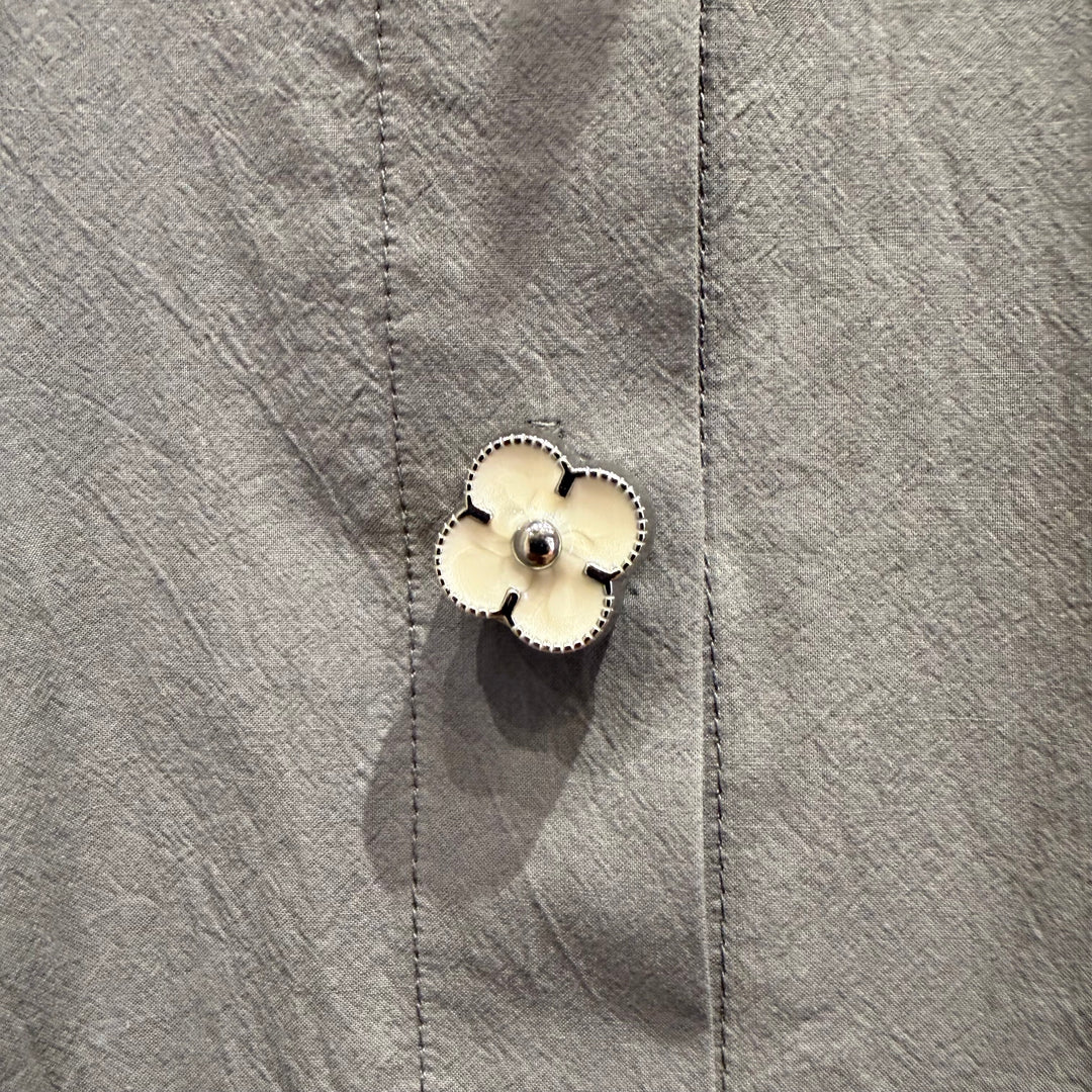 TOODAY - BUTTON CLIP - 326-100 - WHITE FLOWER