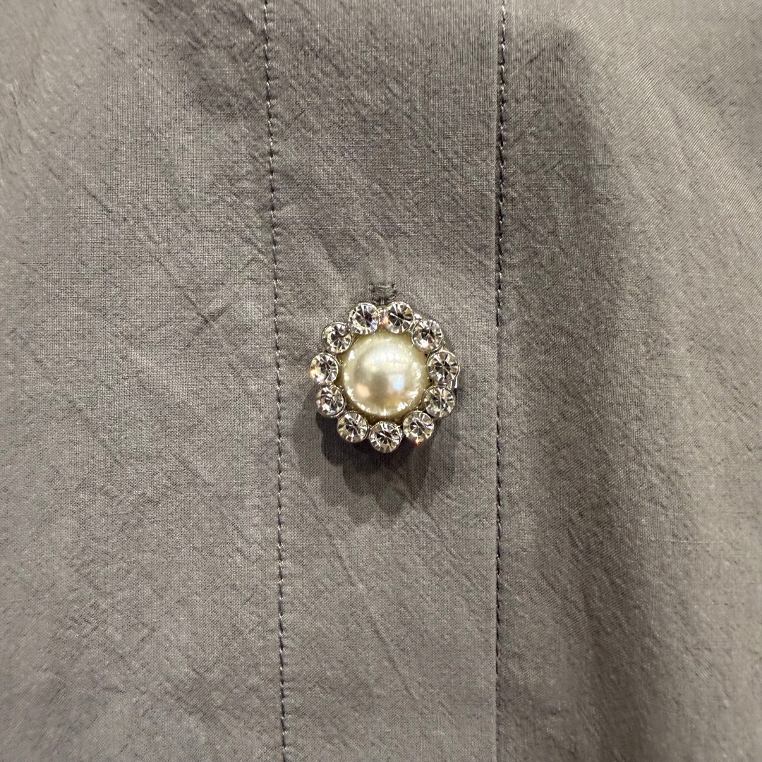TOODAY - BUTTON CLIP - 326-100 - SILVER PEARL