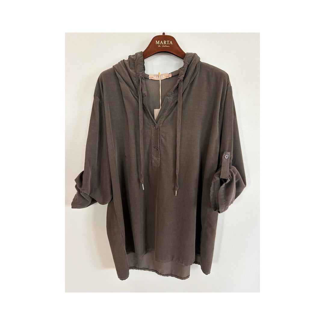 MARTA DU CHATEAU - BLUSE - PIENZA 8908 - MORO30