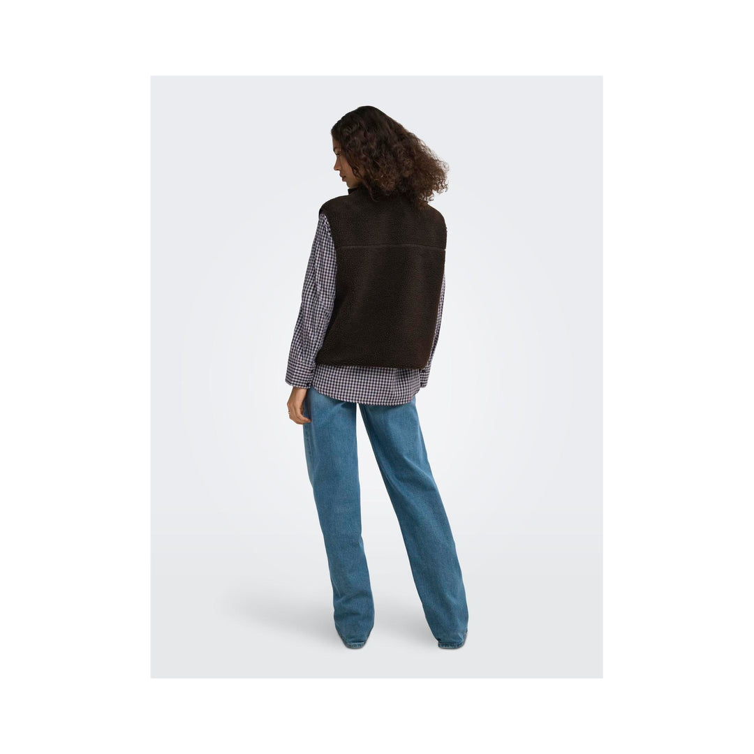 ONLY - VEST - BABY TEDDY 15379000 - COFFEE BEAN