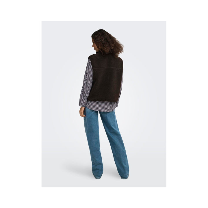 ONLY - VEST - BABY TEDDY 15379000 - COFFEE BEAN