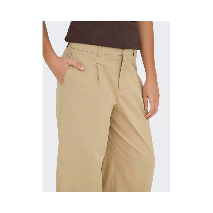 ONLY - BUKS - LIANA MW X WIDE PLEAT 15365822 - TRAVERTINE