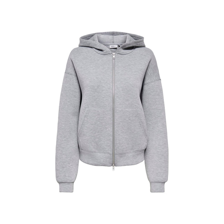 ONLY - ZIP HOODIE - NAOMI 15383142 - LIGHT GREY MELANGE