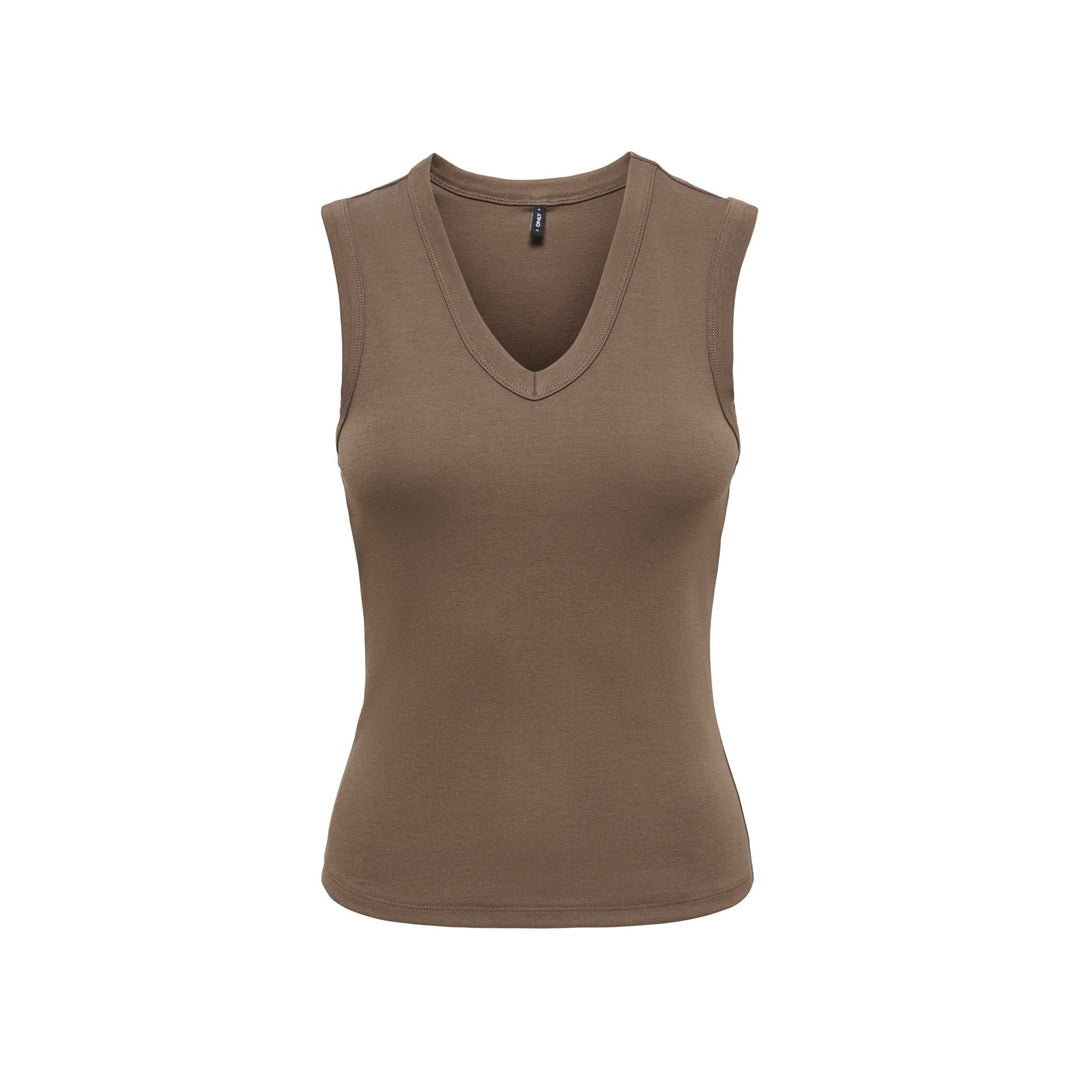 ONLY - TOP - RILEY 15396268 - CHOCOLATE MARTINI
