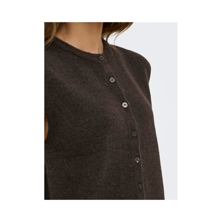 ONLY - VEST - SIMONI 15381355 - COFFEE BEAN
