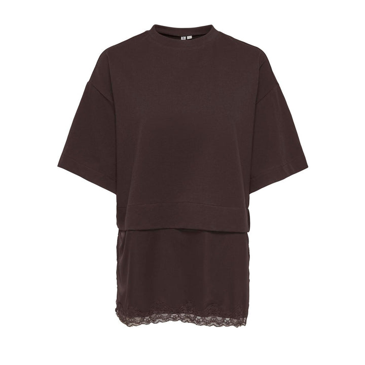 ONLY - T-SHIRT - MEXA 15382176 - BLACK COFFEE