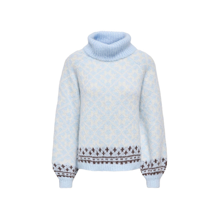 ONLY - STRIKTRØJE - CARO 15375019 - CASHMERE BLUE