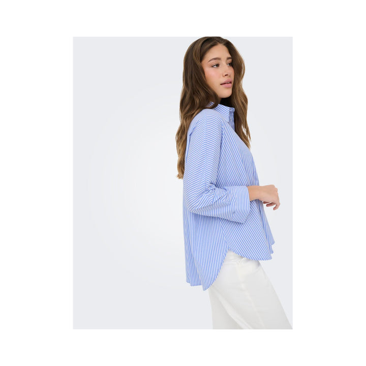 ONLY - SKJORTE - GRACE 15371427 - BRUNNERA BLUE