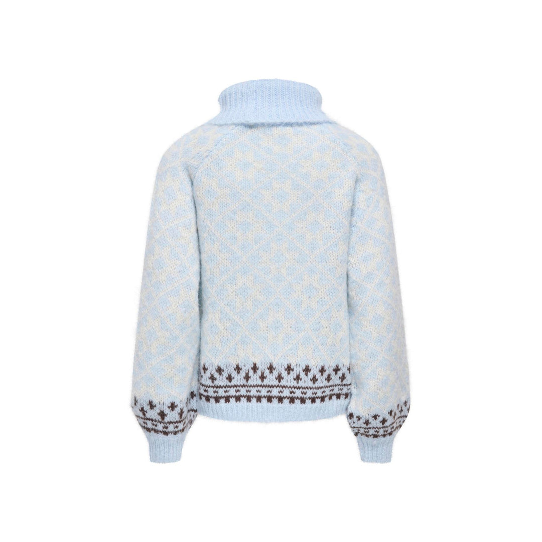 ONLY - STRIKTRØJE - CARO 15375019 - CASHMERE BLUE