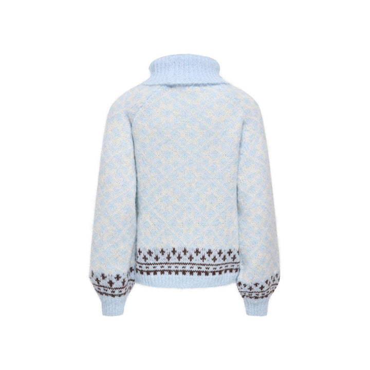 ONLY - STRIKTRØJE - CARO 15375019 - CASHMERE BLUE