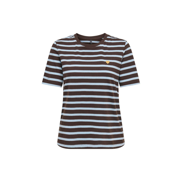 ONLY - T-SHIRT - HAPPY 15370117 - COFFEE BEAN