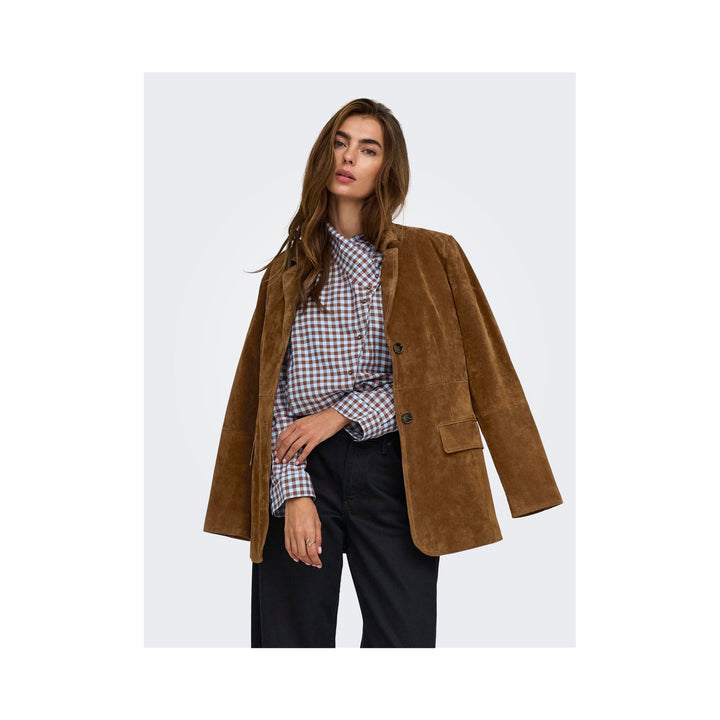 ONLY - SKJORTE - PRIAH STANTON 15391202 - CAPPUCCINO
