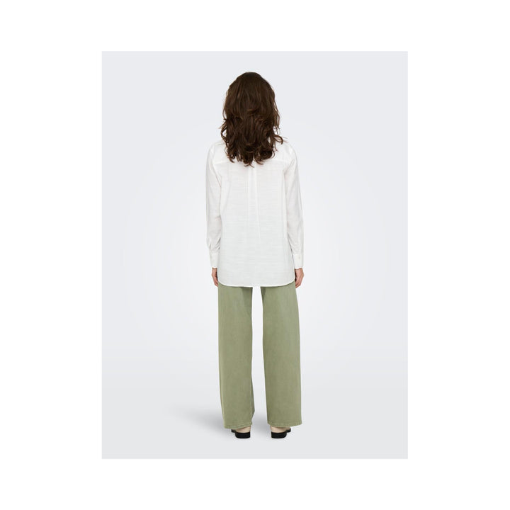 ONLY - SKJORTE - SALINA - 15335255 - CLOUD DANCER