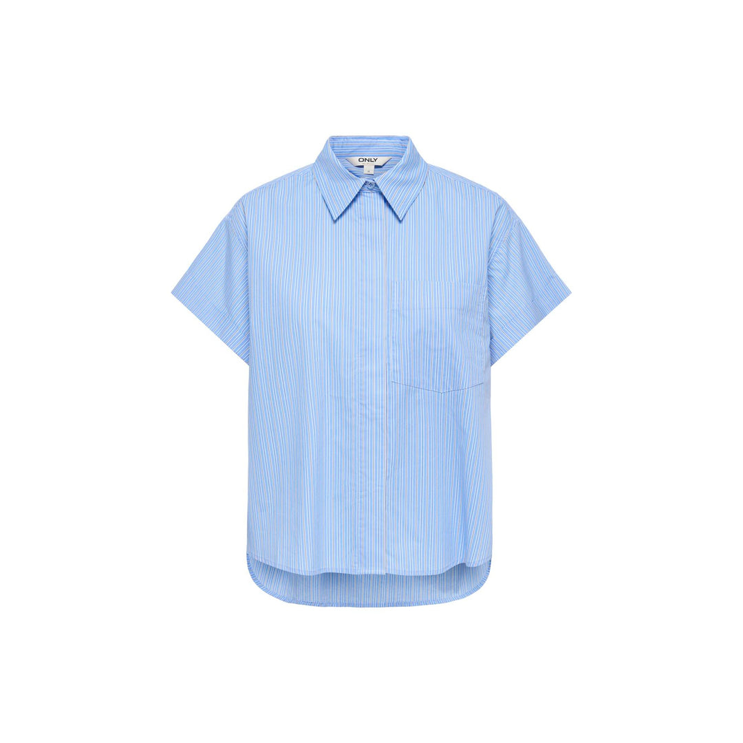 ONLY - SKJORTE - KERI 15369556 - PROVENCE STRIPES/WHITE