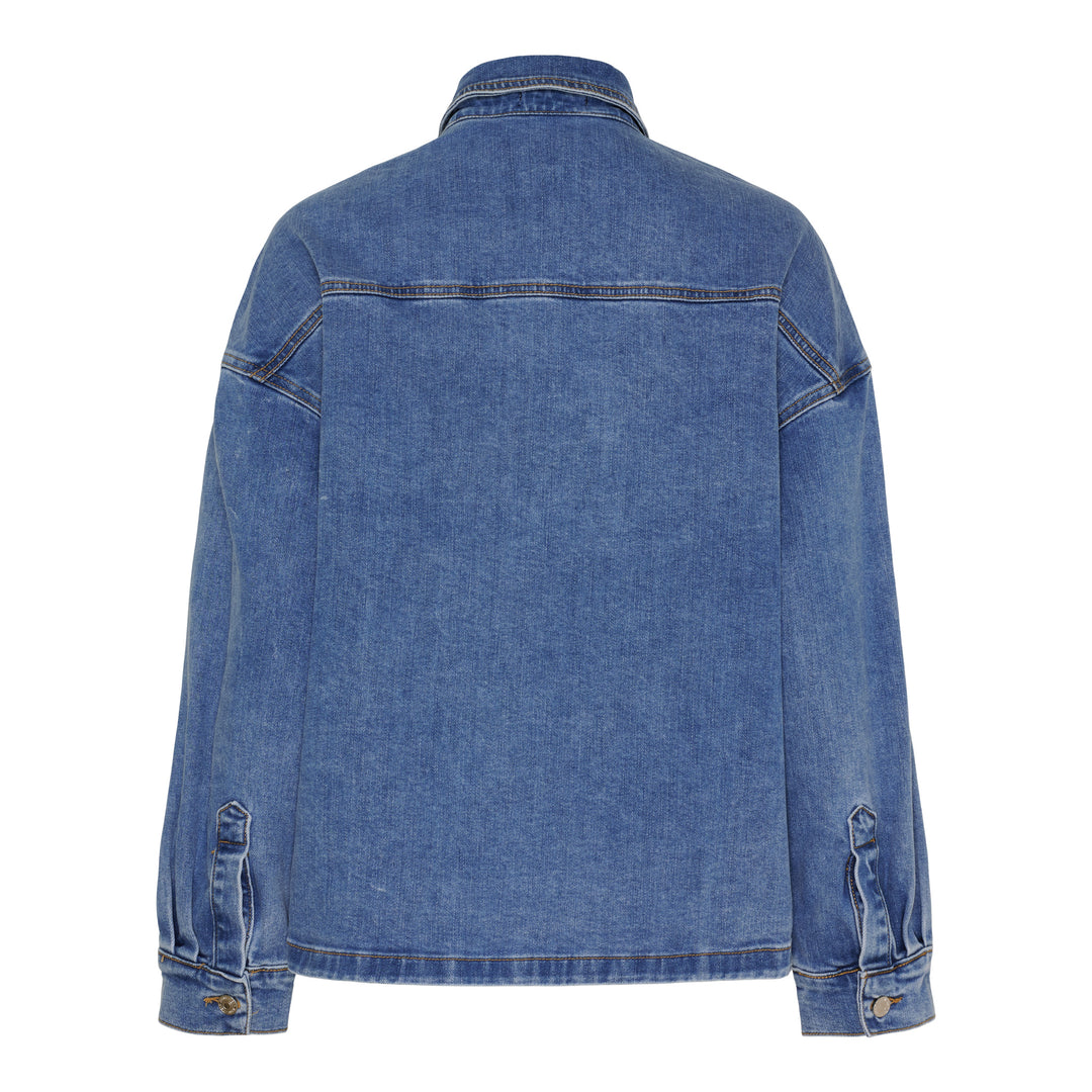 MARTA DU CHATEAU - SKJORTE - MILJA MDC238-V9079A - BLUE DENIM