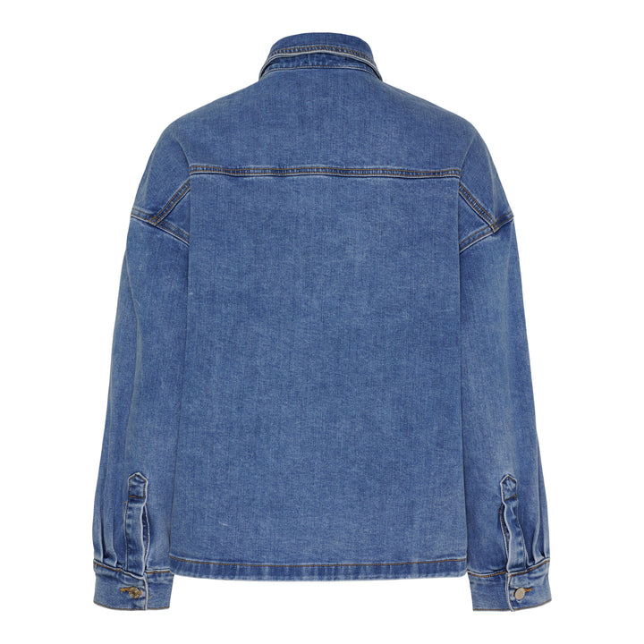 MARTA DU CHATEAU - SKJORTE - MILJA MDC238-V9079A - BLUE DENIM