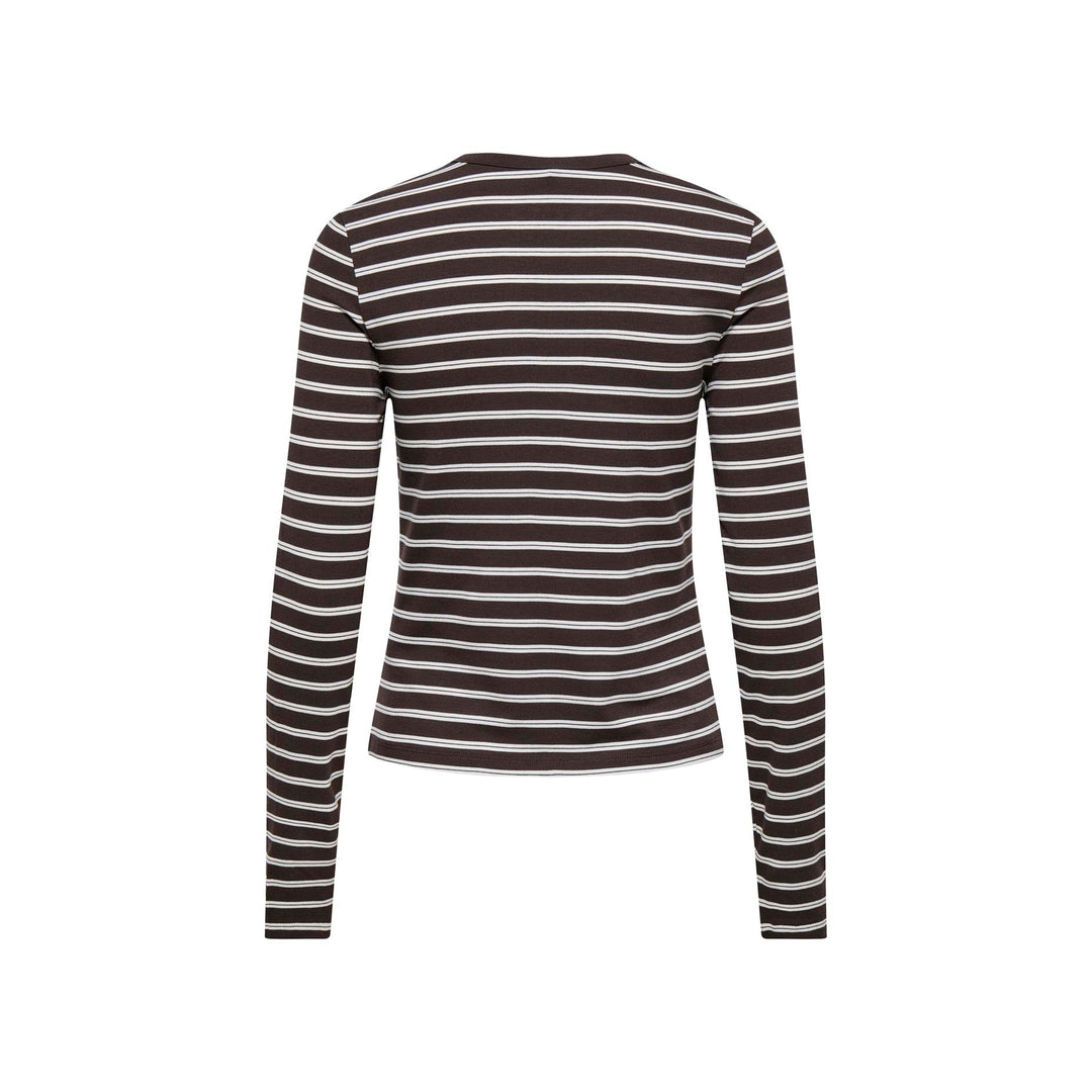ONLY - T-SHIRT - NINA 15384045 - COFFEE BEAN