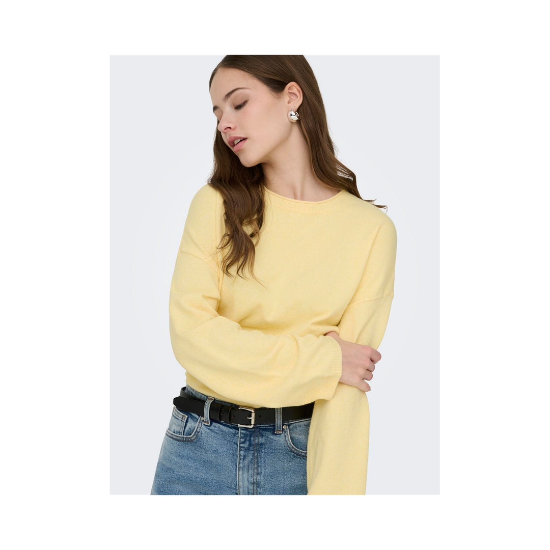 ONLY - PULLOVER - LOYAL AMALIO LS O-NECK KNT 15368958 - SUNLIGHT