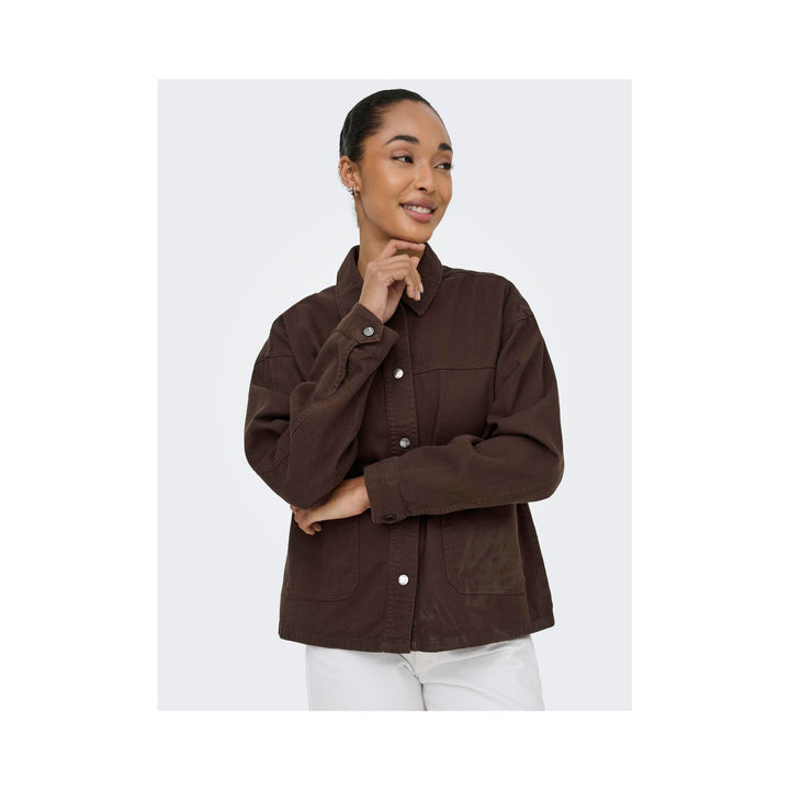 ONLY - JAKKE - SIERRA TWILL 15377209 - CHICORY COFFEE