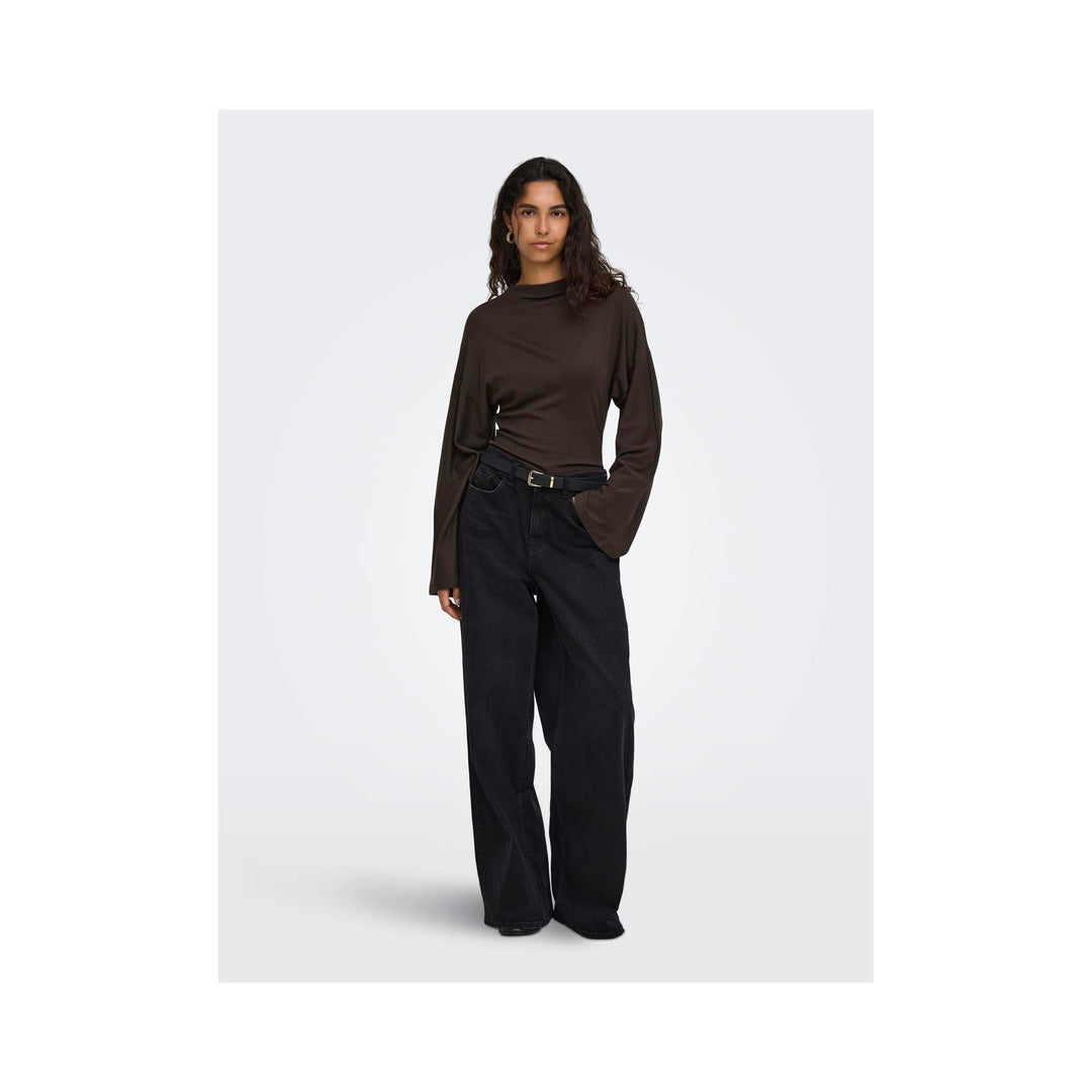ONLY - TOP - ESTRID 15383267 - COFFEE BEAN