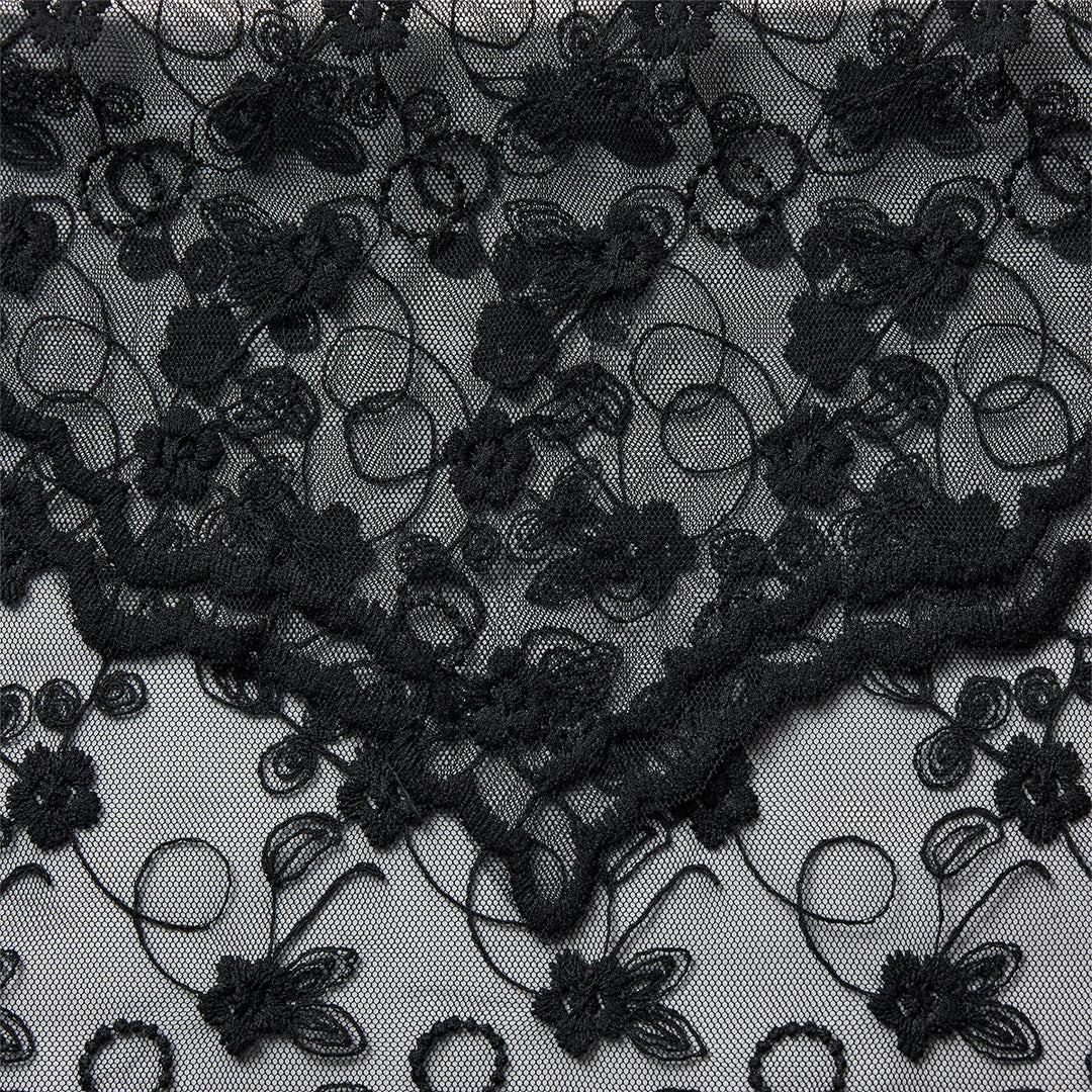 NÜMPH - BLONDE TØRKLÆDE - LACE 706917 - SORT