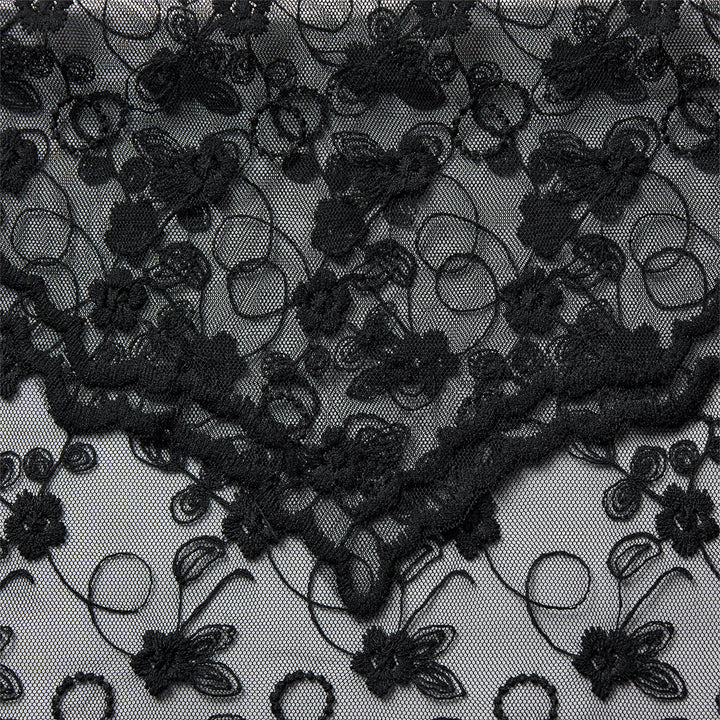 NÜMPH - BLONDE TØRKLÆDE - LACE 706917 - SORT