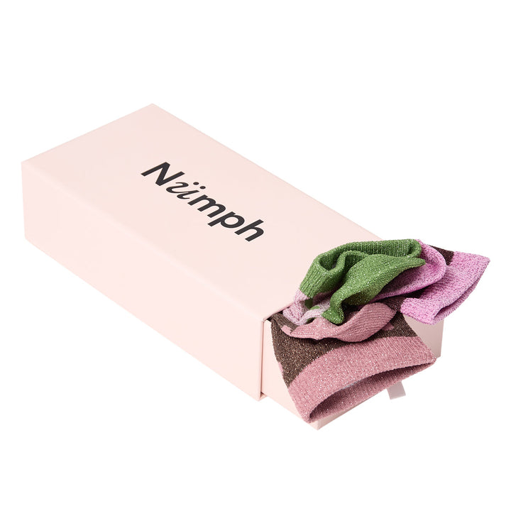 NÜMPH - 3-PAK STRØMPER - FRANSA 707414 - MULTI
